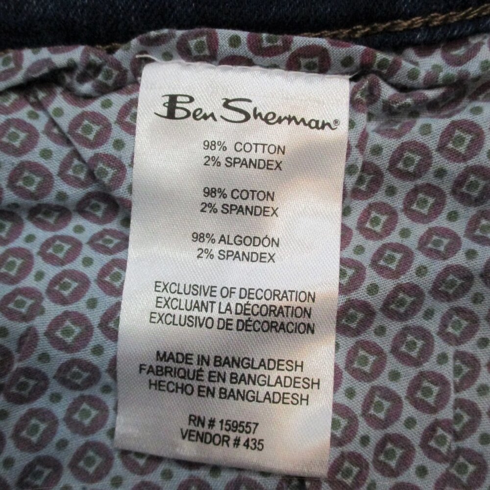 Ben Sherman Straight Stretch Fit Jeans - Picture 7 of 8